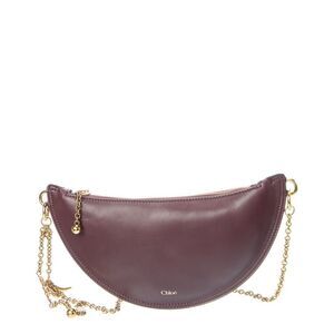 Chloé Icons Mini Leather Hobo Bag, Red